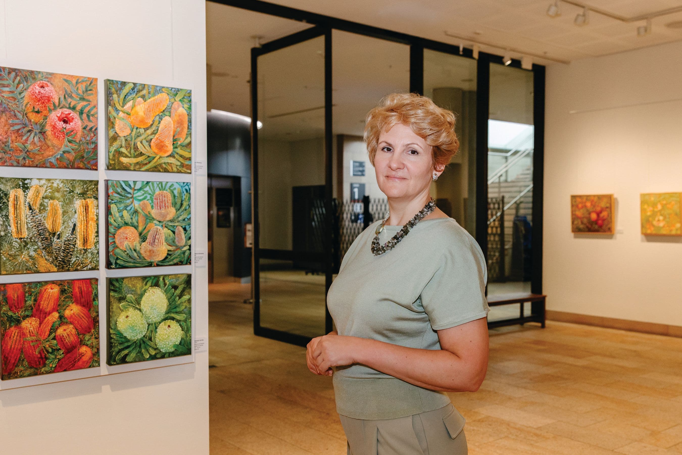 Tetiana Koldunenko and her collection of banksias