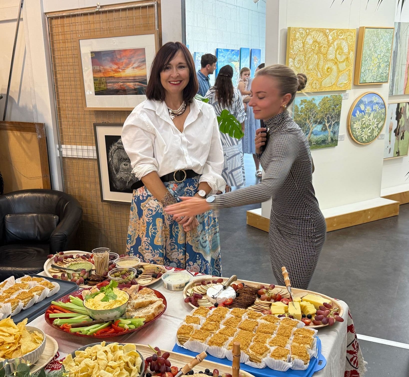At the exhibition