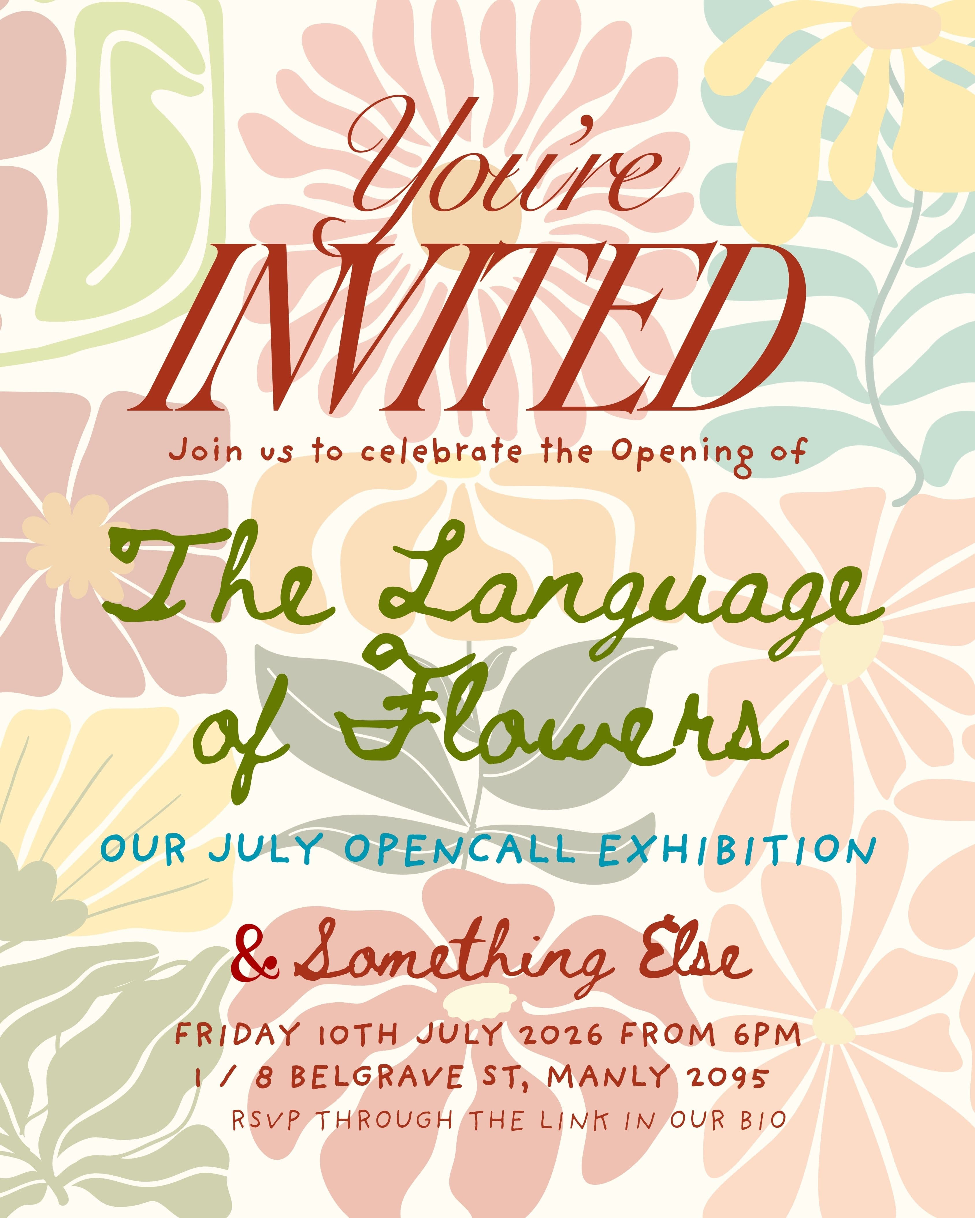 opening night invitation