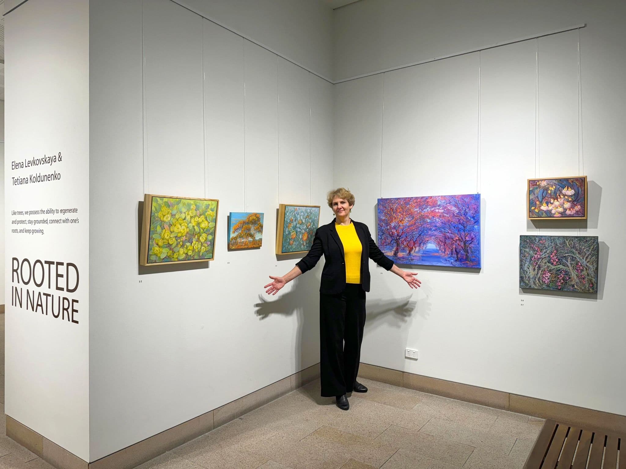 At the exhibition