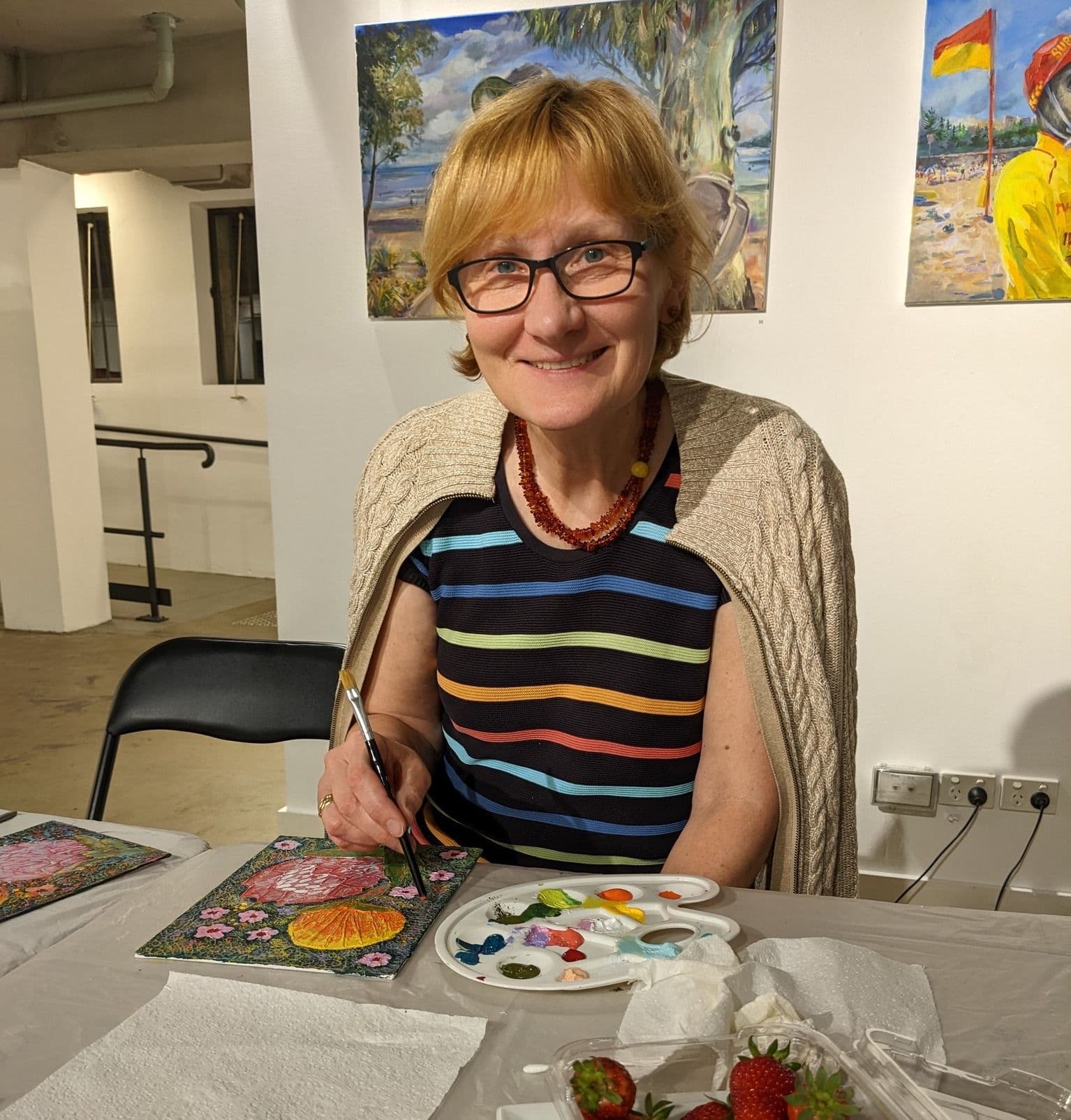 participant painting