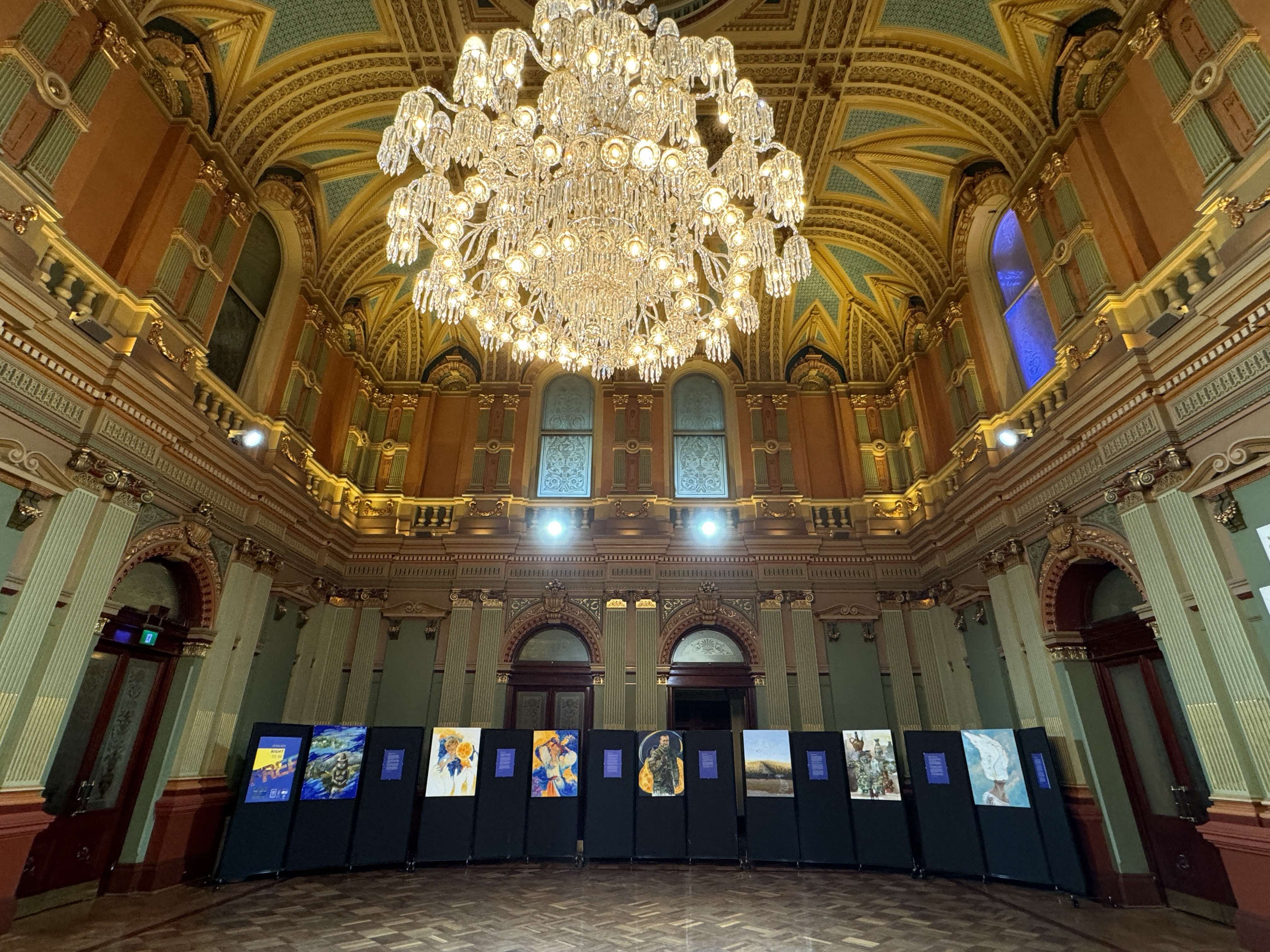 Exhibition at Sydney Town Hall foyer