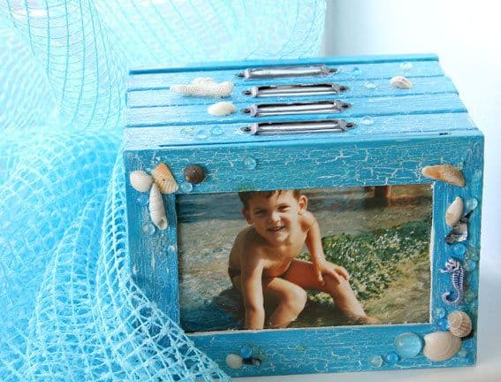 Photography case in beach theme